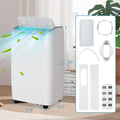 14000 BTU Portable Air Conditioner Fast Cooling Up To 750 Sq Ft 3 In 1 Portable AC Unit With Cool Dry And Fan Modes 24H Timer Function And Remote Control For Room Office