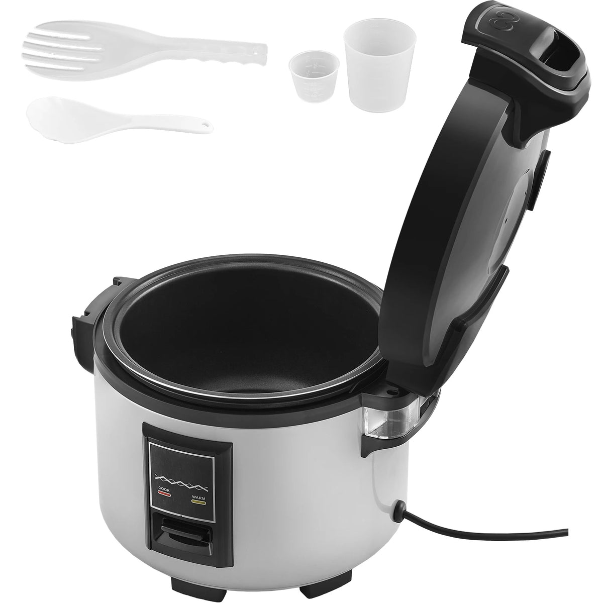 SucceBuy Commercial Rice Cooker 60/70 Cup Capacity Rice Cooker 13/15 L with Nonstick Inner Pot Fast Cooking with Rice Cup Paddle