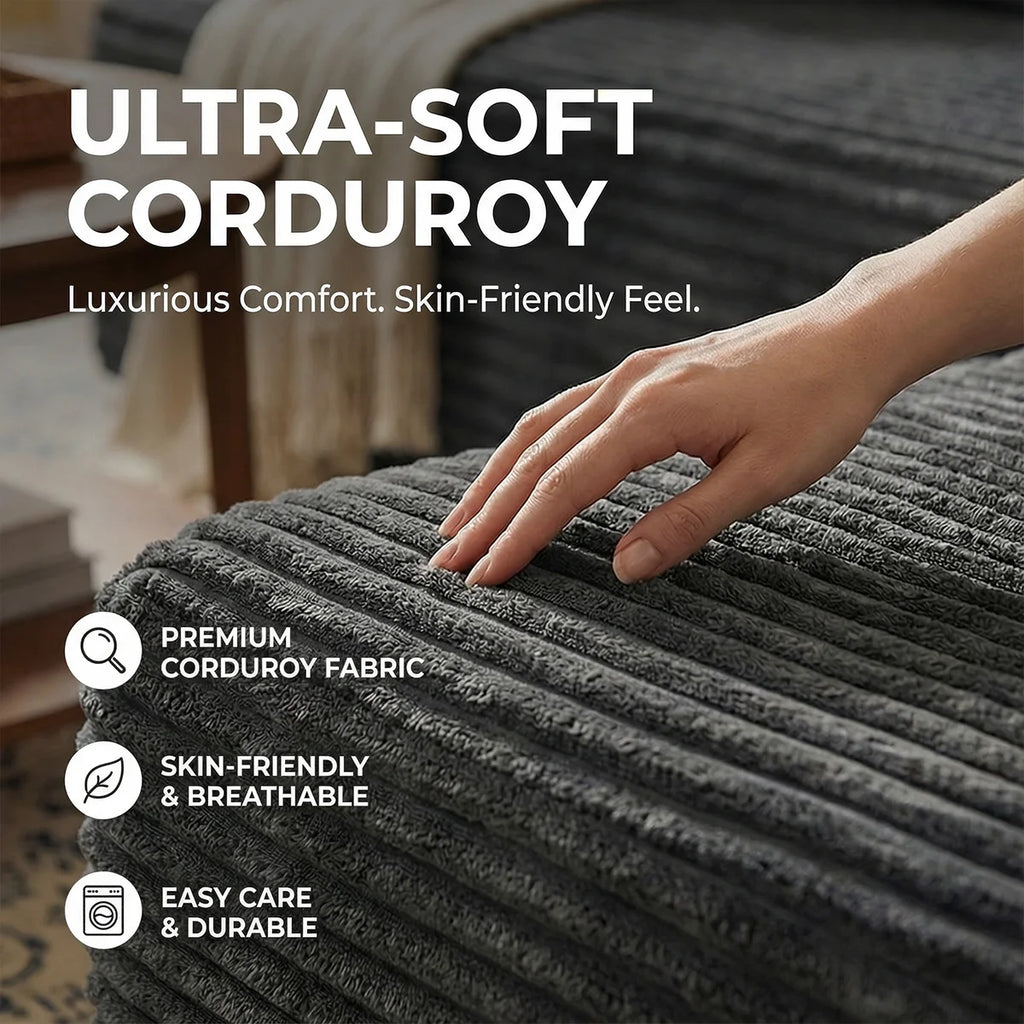 95'L L-shaped Modular Sofa - Modern Living Room Design - Comfortable - No Assembly Required - Popular Non-Rigid Combination Sofa