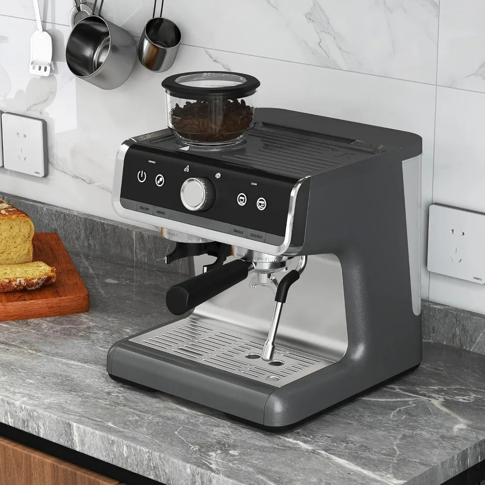 Wireless Electric Portable Espresso Coffee Machine with Built-In Grinder for Car & Home Household Camping Coffee Maker High-pressure Concentration