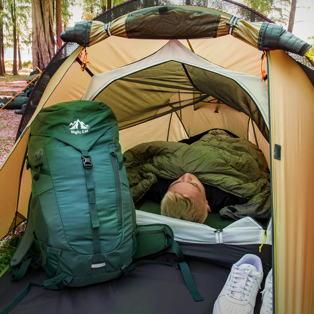Waterproof Backpacking Tent for Camping Double Layer with Aluminum Poles And Footprint Included Lightweight Outdoor Shelter