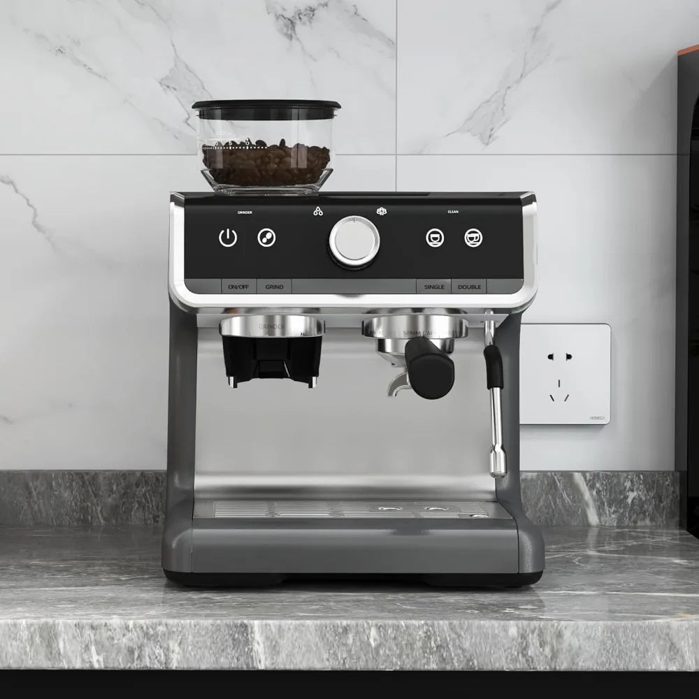 Wireless Electric Portable Espresso Coffee Machine with Built-In Grinder for Car & Home Household Camping Coffee Maker High-pressure Concentration