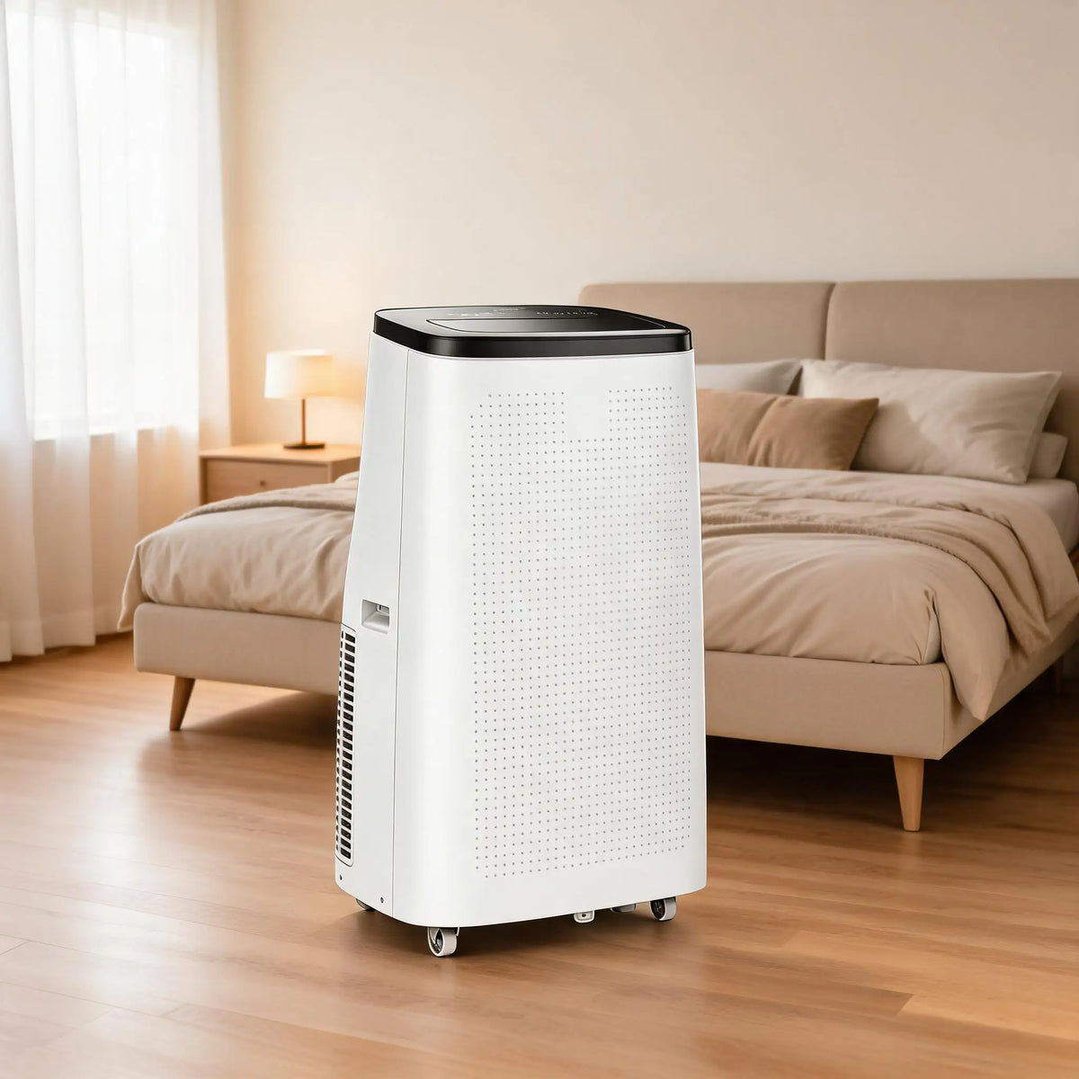 14000 BTU 4 In 1 Portable Air Conditioner With Dehumidifier And Fan Cools Large Room Up To 700 Sq Ft Remote Control Quiet Sleep Mode Energy Efficient For Home Office Garage