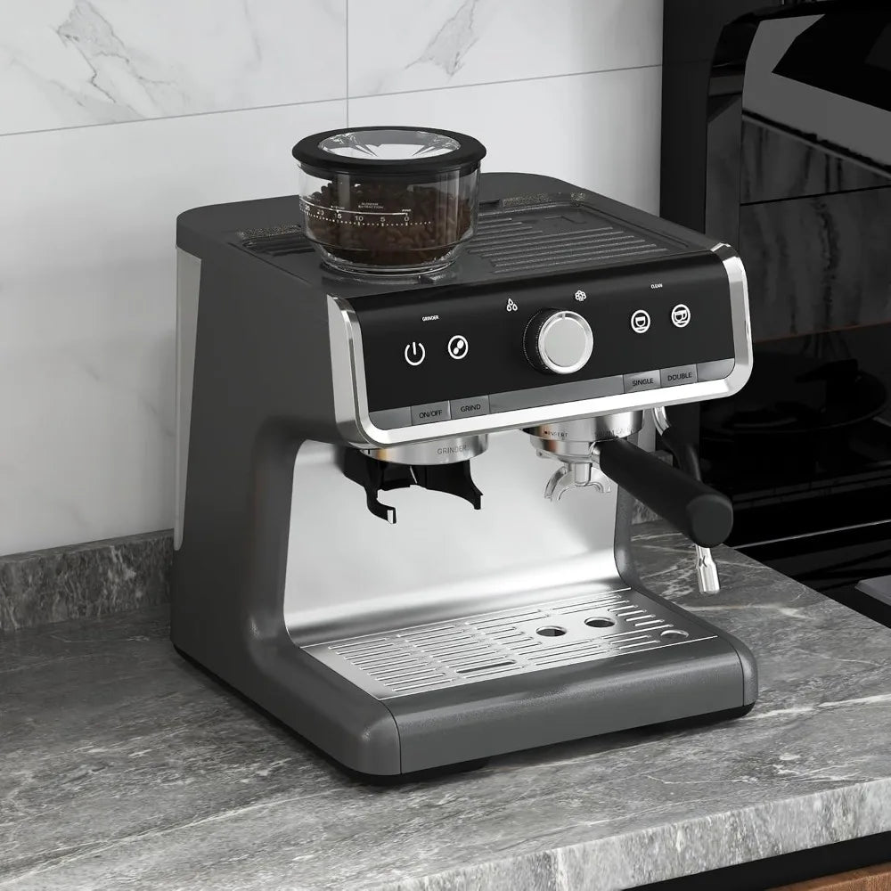 Wireless Electric Portable Espresso Coffee Machine with Built-In Grinder for Car & Home Household Camping Coffee Maker High-pressure Concentration