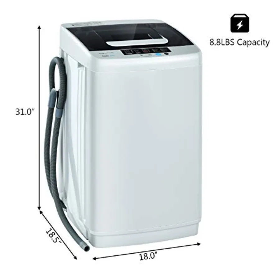 Portable Washing Machine, Full-Automatic w/Drain Pump