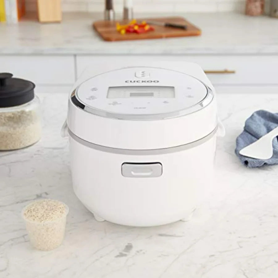 Micom Rice Cooker 8-Cup Uncooked / 16-Cup Cooked with Nonstick Inner Pot, Large Rice Maker with 9 Menu Options, Fuzzy Logic Technology, Auto Clean Mode, LCD Display