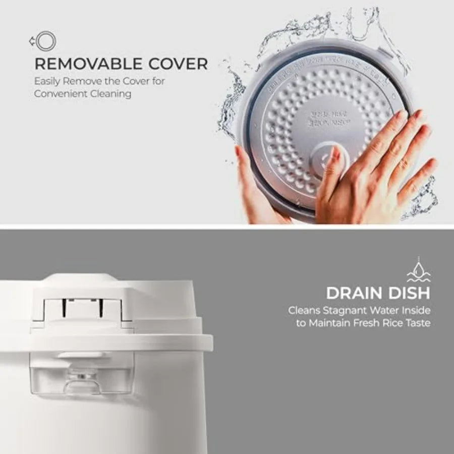 Basic Rice Cooker 10-Cup Uncooked / 20-Cup Cooked, Large Rice Maker and Warmer with Nonstick Inner Pot, Easy to Use with Auto Keep Warm, Includes Steam Tray
