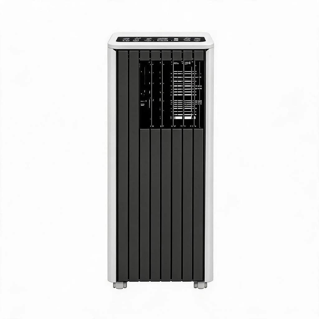 8000 BTU Portable Air Conditioner 3-In-1 Cool Dry Fan Modes Quiet AC With Remote Window Kit 45 Pints Per Day Dehumidifier 27.4x11.7x11.3 Inches For Rooms Up To 350 Sq Ft