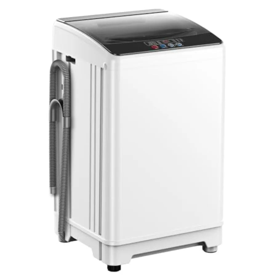 18lbs Portable Washing Machine, Laundry Washer, 2.4 Cu.Ft, White