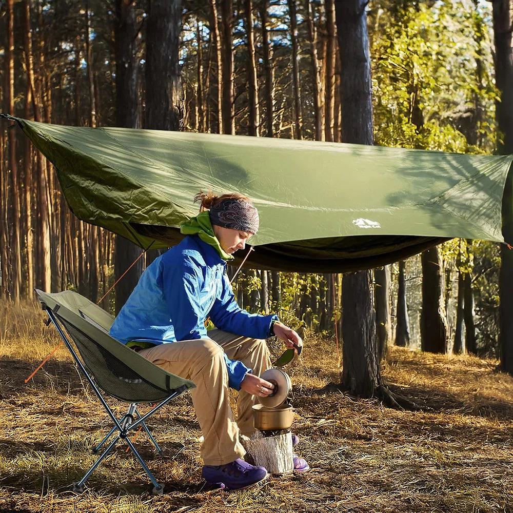 Night Cat All-in-One Camping Hammock Tent | Waterproof Bug Net Hammock for Hiking Backpacking