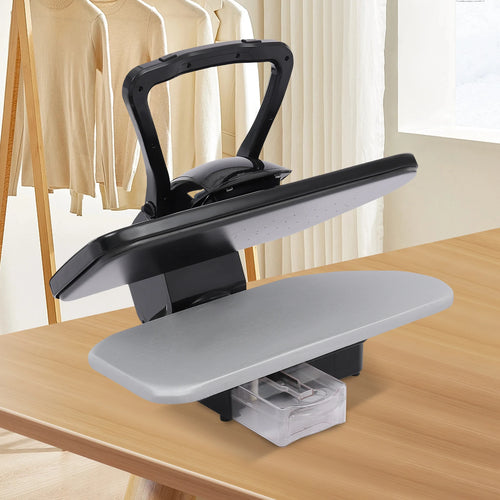 1600w Steam Iron Press with Overheat Protection and Auto Standby, Diamond Pattern Plate Heating for Professional Fabric Care at Home