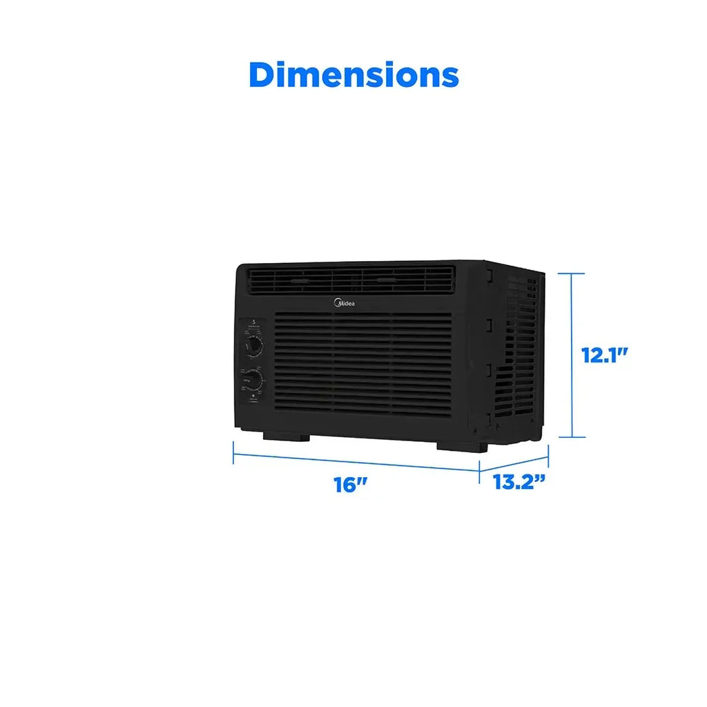 Midea 5000 BTU Window Air Conditioner Like New Condition Compact Room AC Unit Cooler for Bedroom Living Space up to 150 Sq.Ft